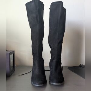 Elegant Black Over the Knee Boots